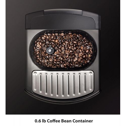  KRUPS Fully Auto Espresso Machine, Espresso Maker, Burr Grinder, 60 Ounce, Black, EA8250