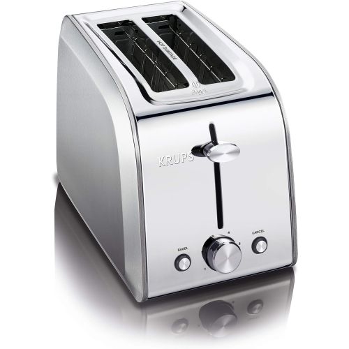  KRUPS T-Fal Stainless Steel 2 Slice Toaster KH250D51