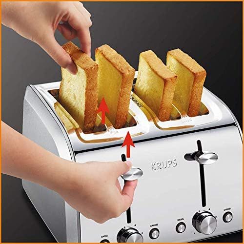  KRUPS T-Fal Stainless Steel 2 Slice Toaster KH250D51