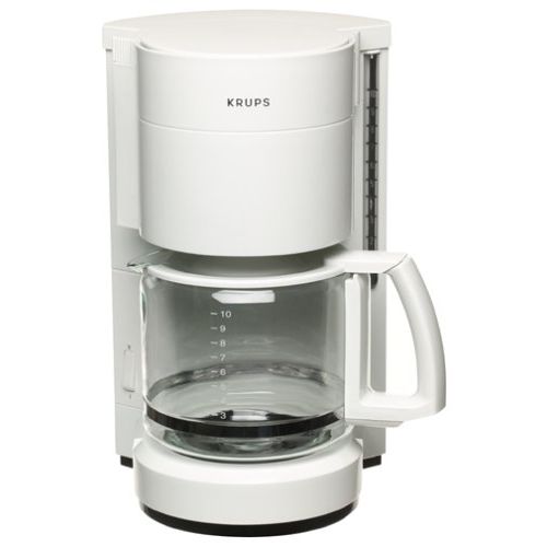  KRUPS Factory-Reconditioned Krups R321-71 Pro Cafe 10-Cup Coffee Maker, White