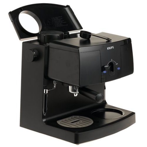  KRUPS XP1500 Coffee Maker and Espresso Machine Combination, Black