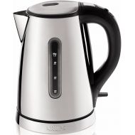 KRUPS BW730D Breakfast Set Electric Kettle with Brushed and Chrome Stainless Steel Housing, 1.7-Liter, Silver