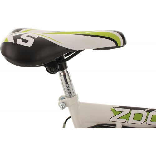  KS Cycling Kinderfahrrad Mountainbike Fully 24 Zodiac gruen-weiss RH38cm