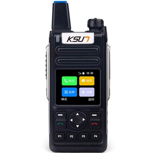  KSUN Strong Light Flashlight Mobile Phone Radio WCDMA Dual Band UHF VHF Radio Two Way Radio Android System Walkie Talkie KSXQ6-ZY