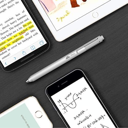  [아마존베스트]Stylus Pen for Apple iPad, KSW KINGDO iPens Capacitive Rechargeable Pen 2mm Replaceable Fine Point Rubber Tips for All Apple iPad/iPhone/iPad Pro/iPhone X with 4 Replaceable Fine P