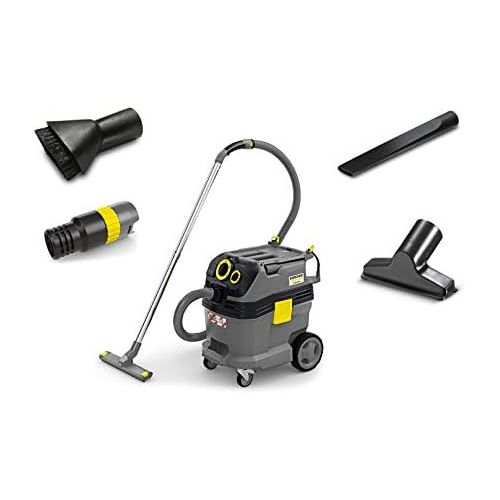  KSW-Karcher KAERCHER Nass- und Trockensauger NT 30/1 Tact Te L 1.148-211.0 inkl. Werkzeugmuffe & SET007 bestehend aus extra langer Fugenduese, Saugpinsel & Polsterduese