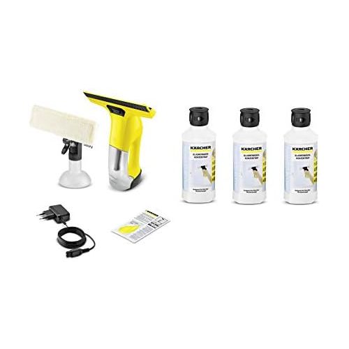  KSW-Karcher KAERCHER WV 6 Akku Fenstersauger 1.633-510.0 inkl. 1,5 Liter (3x 0,5 Liter) Glasreiniger RM 500