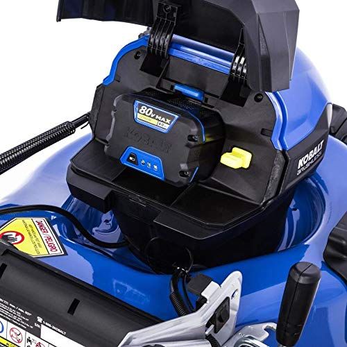  KT Kobalt 80-Volt Max Brushless Lithium Ion 21-in Self-propelled Cordless Electric Lawn Mower (Battery Included)