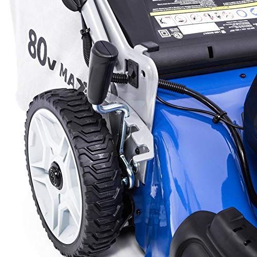  KT Kobalt 80-Volt Max Brushless Lithium Ion 21-in Self-propelled Cordless Electric Lawn Mower (Battery Included)