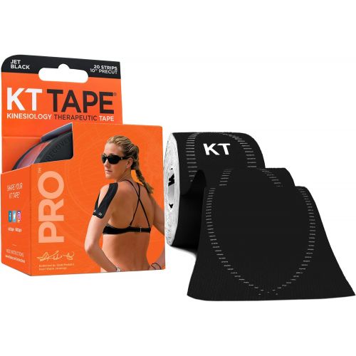  KT Tape Pro Kinesiology Athletic Tape, Latex Free, Water Resistant, Therapeutic Tape, Pro & Olympic Choice, Precut & Uncut Options, 1 Roll