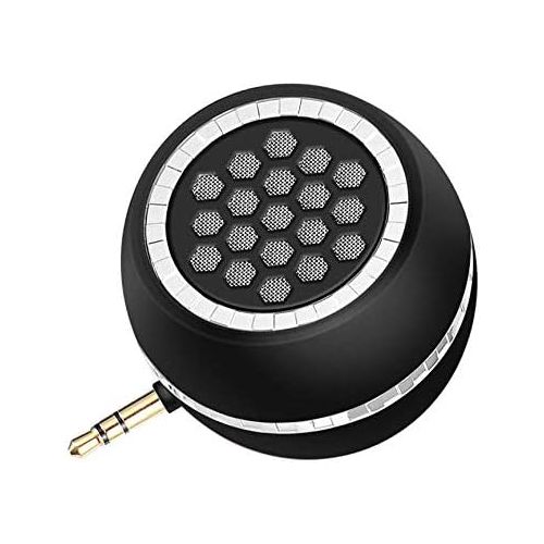  K-Tech Mini Portable Speaker, 3W Mobile Phone Speaker Line-in Speaker with Clear Bass 3.5mm AUX Audio Interface, Plug and Play for iPhone, iPad, iPod, Tablet, Smartphone