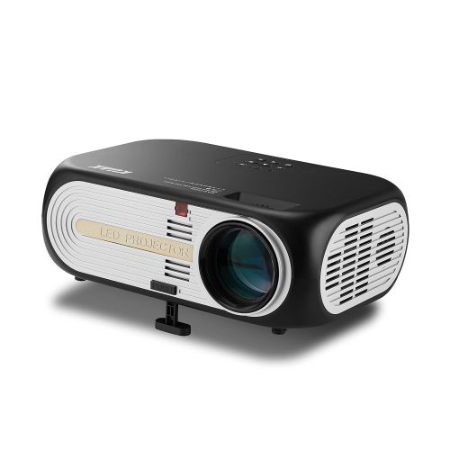  KUAK Projector, 3200 Lumens 5 1080P HD Home Theater LED Video Projector 200 Display 50,000 Hours with 2 HDMI 2 USB for Smartphone Android Phone Laptop Home Entertainment, HT60 Blac