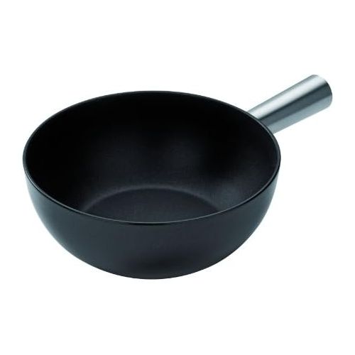  KUHN RIKON 32007 Fondue Kasefondue Caquelon Aluminium Schwarz,Induktion 23cm