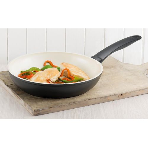  KUHN RIKON Kuhn Rikon 31294 Easy Ceramic Induction Bratpfanne / Pfanne, 28 cm, Aluminium, induktion, schwarz