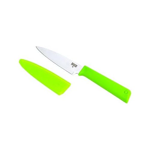  KUHN RIKON 26693 Colori+ Classic gruen Ruestmesser Gemuesemesser Kuechenmesser, Kunststoff, 19.5 x 3 x 1.7 cm