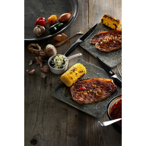  Besuchen Sie den KUHN RIKON-Store Kuhn Rikon 24020 Steakmesser-24020 Steakmesser, 18/8 Edelstahl, schwarz