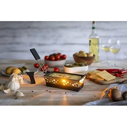  KUHN RIKON Kuhn Rikon 32169 Candle Light Mini Schweizerkreuz Raclette Set, gold