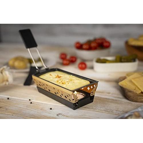  KUHN RIKON Kuhn Rikon 32169 Candle Light Mini Schweizerkreuz Raclette Set, gold