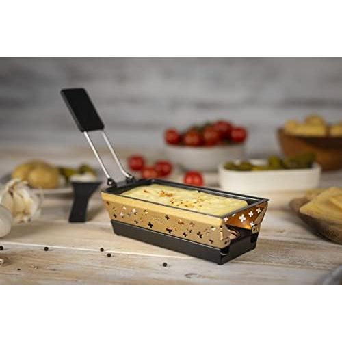  KUHN RIKON Kuhn Rikon 32169 Candle Light Mini Schweizerkreuz Raclette Set, gold