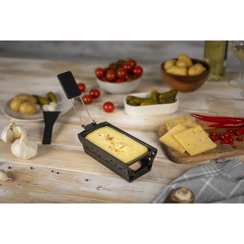  KUHN RIKON 32170 Mini Raclette Set, Black, Steel