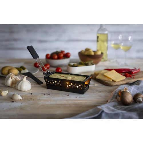  KUHN RIKON 32170 Mini Raclette Set, Black, Steel