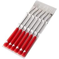 [아마존베스트]Kuhn Rikon 32206 Fondue Forks Pack of 6 Swiss Cross Design