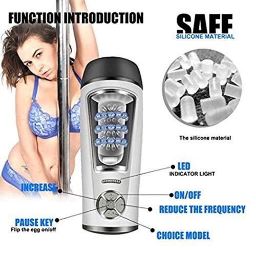  KUNAITE- Portable Electric Smart Pston Cup 10 Pattern Mssger Real Girl Feeling Warm Cup - Mstuerabtion and Training 2 in 1 Orl Automatic Cup