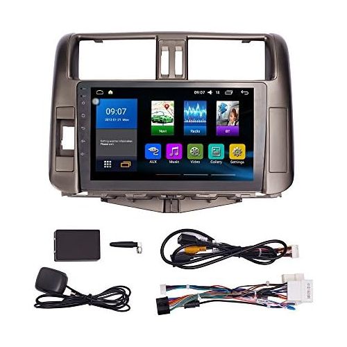  Kunfine KUNFINE Octa Core Android 7.1 Car DVD GPS Navigation Autoradio Car Stereo Multimedia Player Car Radio for Toyota Landcruiser Prado 2010 2011 2012 2013 Headunit Supports Steering Wh