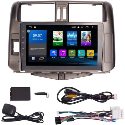  Kunfine KUNFINE Octa Core Android 7.1 Car DVD GPS Navigation Autoradio Car Stereo Multimedia Player Car Radio for Toyota Landcruiser Prado 2010 2011 2012 2013 Headunit Supports Steering Wh