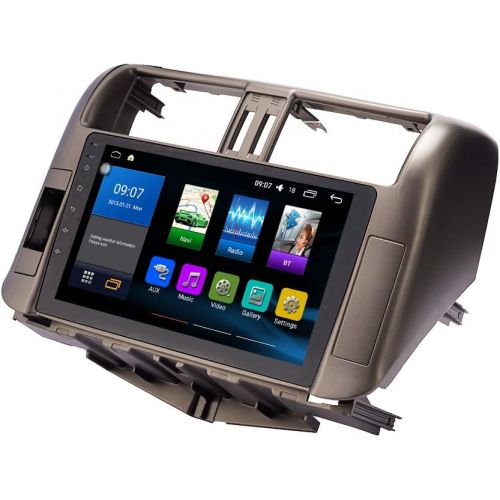  Kunfine KUNFINE Octa Core Android 7.1 Car DVD GPS Navigation Autoradio Car Stereo Multimedia Player Car Radio for Toyota Landcruiser Prado 2010 2011 2012 2013 Headunit Supports Steering Wh