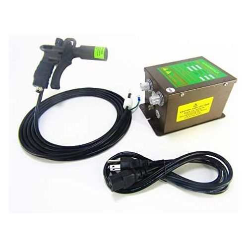  [아마존베스트]KUNHEWUHUA Ionizing Air Gun ESD Static Electrostatic Eliminator Antistatic Ionizer Anti-Static Air Gun Adjustable Air Volume High Voltage Generator 4.6KV 0.3-0.8MPa 110v