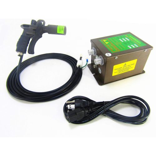  [아마존베스트]KUNHEWUHUA Ionizing Air Gun ESD Static Electrostatic Eliminator Antistatic Ionizer Anti-Static Air Gun Adjustable Air Volume High Voltage Generator 4.6KV 0.3-0.8MPa 110v