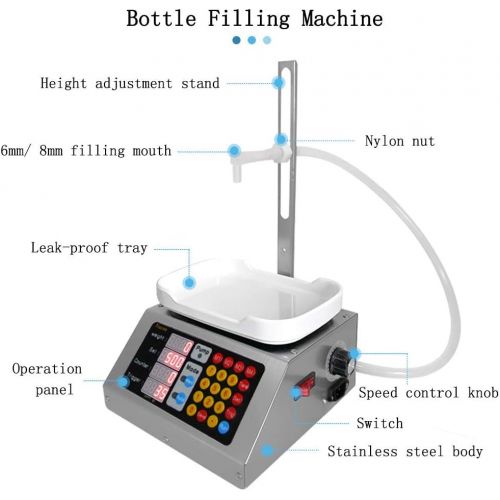  Liquid Bottle Filler Filling Machine 3 Liters Automatic Quantitative Weighing Filling for Oil/Liquor/Perfum etc. 110V by KUNHEWUHUA