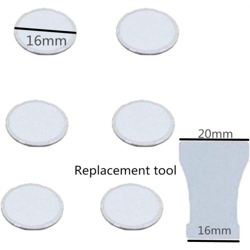  HRTSELEC 16MM Ultrasonic Mist Maker Disk Fogger Replacement Ceramics Discs for Humidifier Parts with Replacement Tool