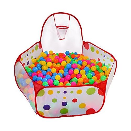  [아마존베스트]KUUQA Ball Pit Play Tent with Basketball Hoop for Kids Toddlers Outdoor Indoor Play 4 Ft/120CM (Balls Not Included)