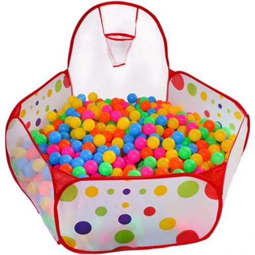  [아마존베스트]KUUQA Ball Pit Play Tent with Basketball Hoop for Kids Toddlers Outdoor Indoor Play 4 Ft/120CM (Balls Not Included)