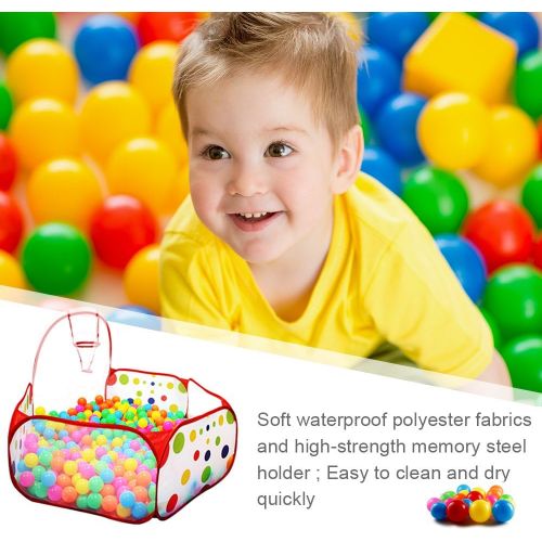  [아마존베스트]KUUQA Ball Pit Play Tent with Basketball Hoop for Kids Toddlers Outdoor Indoor Play 4 Ft/120CM (Balls Not Included)