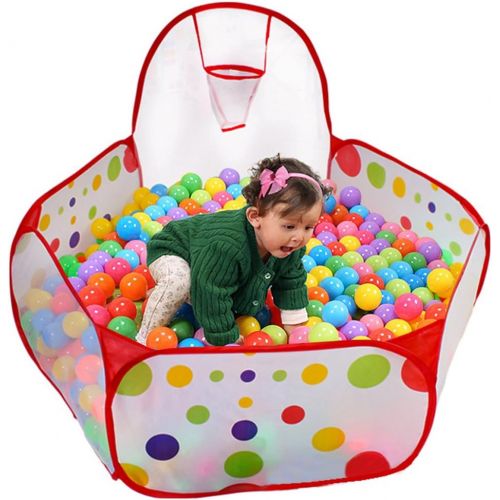  [아마존베스트]KUUQA Ball Pit Play Tent with Basketball Hoop for Kids Toddlers Outdoor Indoor Play 4 Ft/120CM (Balls Not Included)