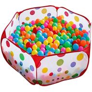 KUUQA Kids Ball Pit Pool Play Tent with Zippered Storage Bag for Toddlers, Pets 3.28Ft (Balls not Included)