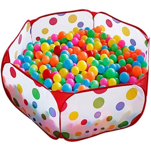  KUUQA Kids Ball Pit Pool Play Tent with Zippered Storage Bag for Toddlers, Pets 3.28Ft (Balls not Included)