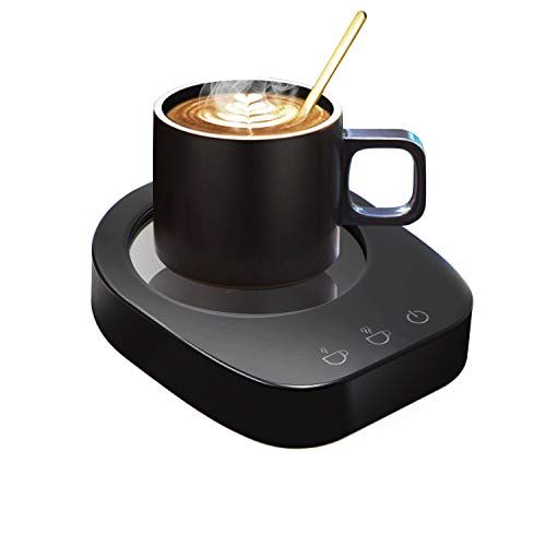  [아마존베스트]KUWAN Coffee Mug Warmer-Desktop Beverage Warmer-Electric Cup Warmer Tea Water Cocoa Milk for Office Desk and Home Use 110V 35W Best Gift for Coffee Lovers with Automatic Shut Off Fun