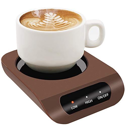  [아마존베스트]KUWAN Coffee Mug Warmer-Desktop Beverage Warmer-Electric Cup Warmer Tea Water Cocoa Milk for Office Desk and Home Use 110V 35W Best Gift for Coffee Lovers with Automatic Shut Off Fun