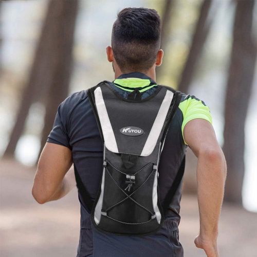  [아마존베스트]KUYOU Hydration Pack,Water Backpack with 2L Water Bladder Perfect for Running Cycling Hiking Climbing Pouch