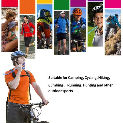  KUYOU Hydration Bladder, 2 Liter Water Bladder Leak Proof Water Reservoir Hydration Pack Replacement with Auto Shut-Off Valve for Running Hiking Riding Camping Cycling Climbing Fit Most