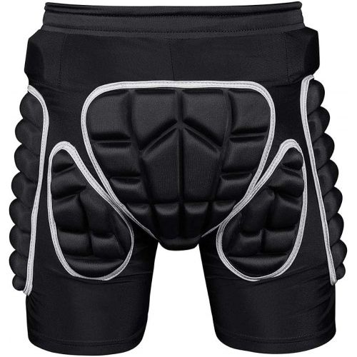  KUYOU Protection Hip,3D Padded Shorts Breathable Protective Gear for Ski Skate Snowboard Skating Skiing