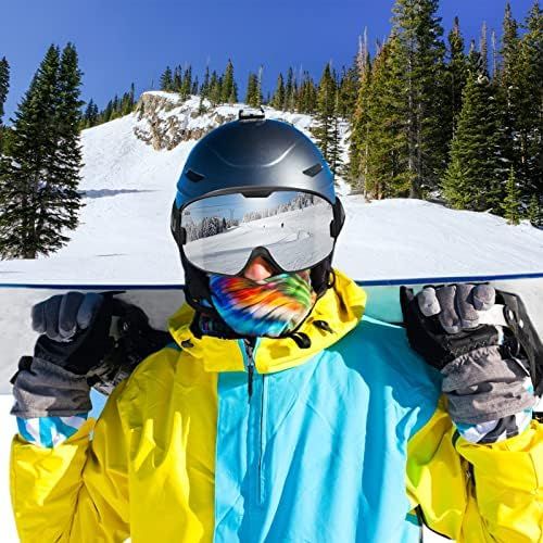  KUYOU Ski Goggles OTG Snow Goggles for Kids Adults Snowboard Goggles Anti-Fog 100% UV Protection