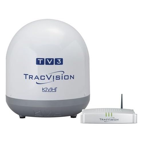  KVH Industries 01-0368-07 TracVision TV3 wIP-TV Hub Boating Antennas