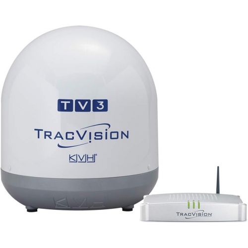  KVH Industries 01-0368-07 TracVision TV3 wIP-TV Hub Boating Antennas