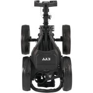 [아마존베스트]KVV 4 Wheel Foldable/Collapsible Golf Push Cart-with Super Strong & Lightweight Aluminum Frame-One Step to Open and Close