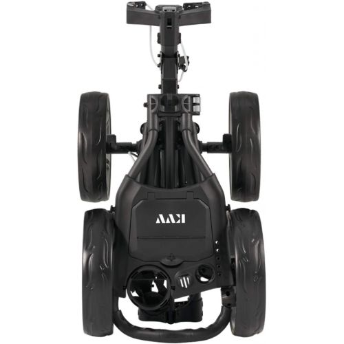  [아마존베스트]KVV 4 Wheel Foldable/Collapsible Golf Push Cart-with Super Strong & Lightweight Aluminum Frame-One Step to Open and Close